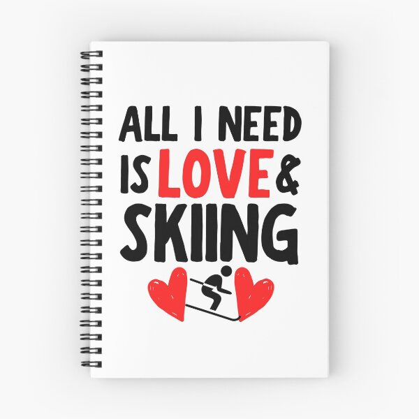 Item preview, All I need is love and skiing designed and sold by TheGreenGoat.