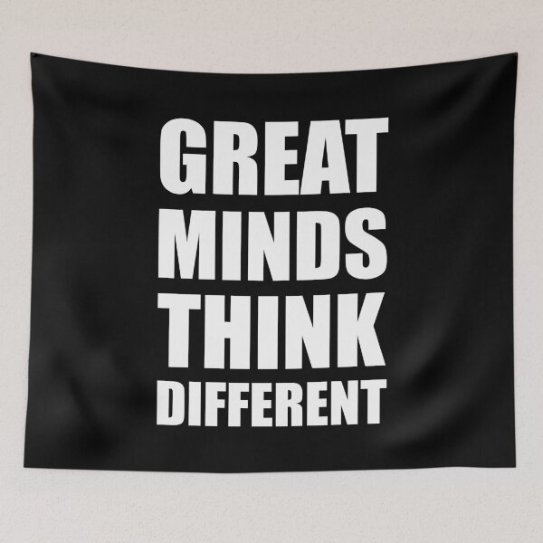 Item preview, Great Minds Think Different designed and sold by kickwear-com.