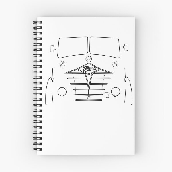 Item preview, Classic Foden S18 lorry black outline graphic designed and sold by soitwouldseem.