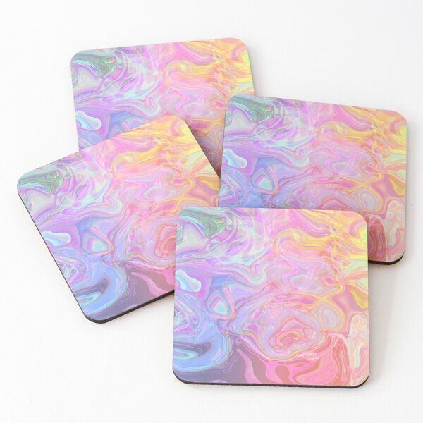 Item preview, Pastel Rainbow - Psychedelic Trippy Art Print designed and sold by TiggsDesigns.