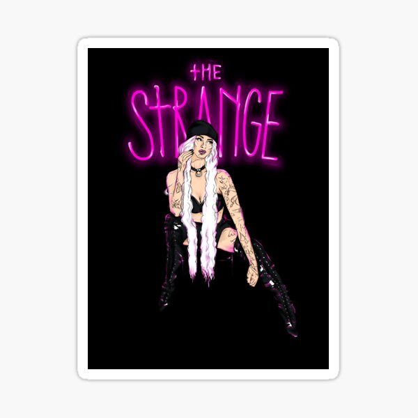 The Strange: Neon Sticker