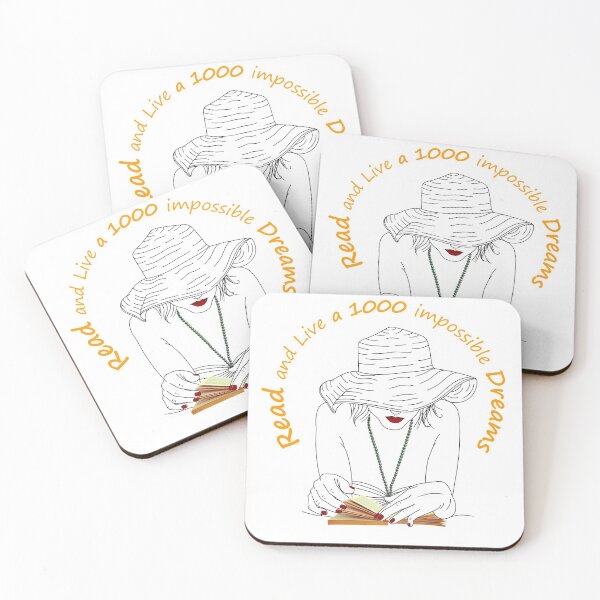 Item preview, Read and Live a 1000 impossible Dreams designed and sold by ZanyPaintbrush.
