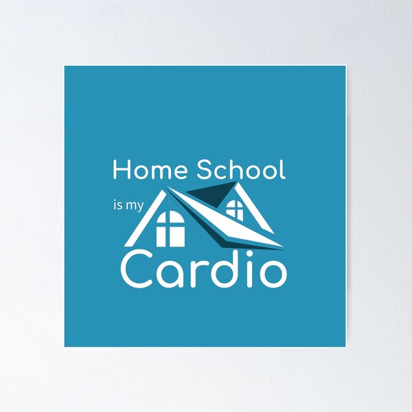 Artikelvorschau, Heimschule ist mein Cardio entworfen und verkauft von funnyasma.