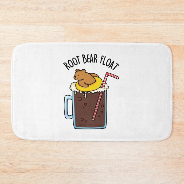 Item preview, Root Bear Float Animal Pun designed and sold by punnybone.