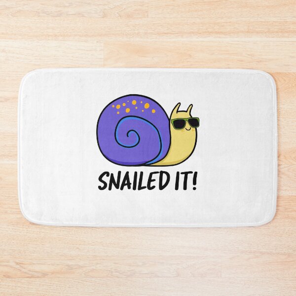 Item preview, Snailed It Funny Snail Puns designed and sold by punnybone.