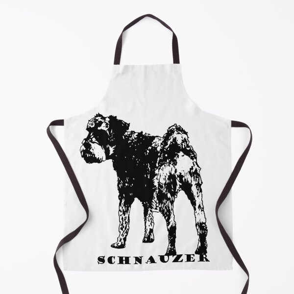 Item preview, Schnauzer in Action: Black and White Logo designed and sold by Alius Imago.
