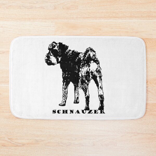 Item preview, Schnauzer in Action: Black and White Logo designed and sold by Alius Imago.