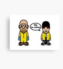 Walt + Jesse Canvas Print