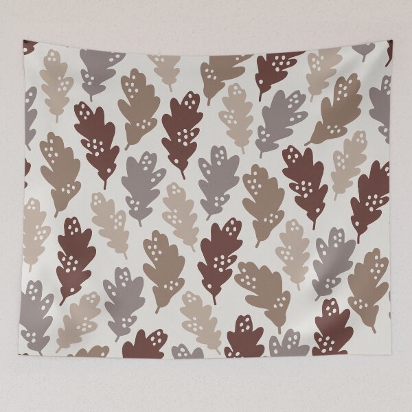 Item preview, Soft Colors Oak Tree Leaves pattern designed and sold by digoarpi.