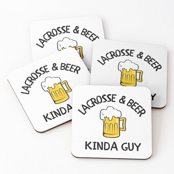 Item preview, Lacrosse & beer kinda guy designed and sold by TheGreenGoat.