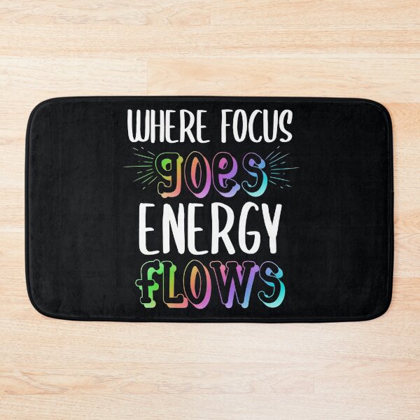 Item preview, Where Focus Goes, Energy Flows - Law of Attraction LOA designed and sold by madtoyman.