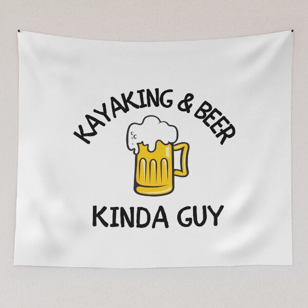 Item preview, Kayaking & beer kinda guy designed and sold by TheGreenGoat.