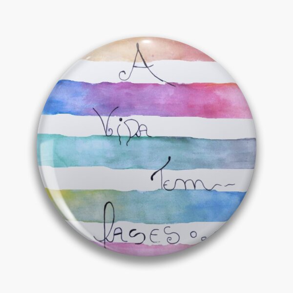 Item preview, Arte listrada colorida, A vida tem fases... designed and sold by laylalunass.