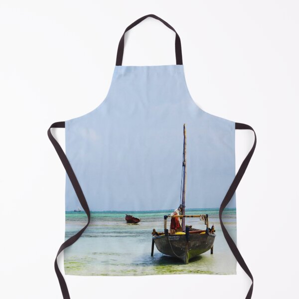 Item preview, Zanzibar boats at low tide designed and sold by africa-addict.