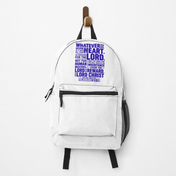 Item preview, Colossians 3:23-24 Work For The Lord Not For Human Masters designed and sold by plushism.