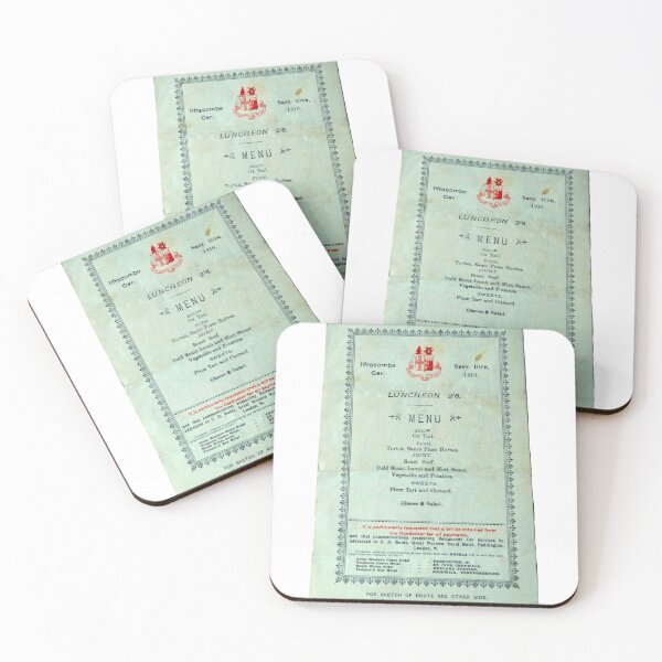 Item preview, Ilfracombe restaurant car menu 1910 British Railways designed and sold by photoslot.