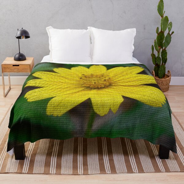 Item preview, Pseudomurals 00022 (Yellow Flower) designed and sold by CleanWIP.