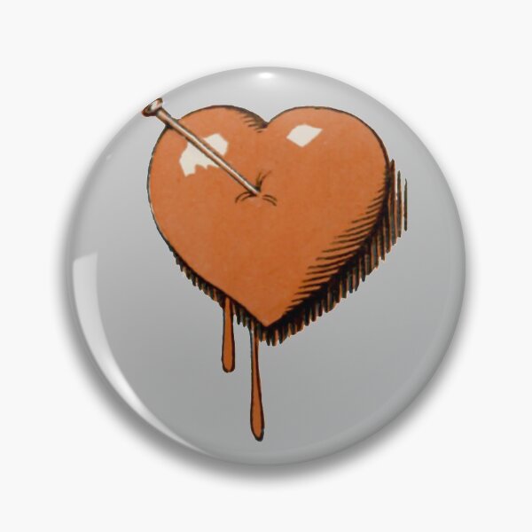 Item preview, Heart pierced by pin designed and sold by OroboroCustom.
