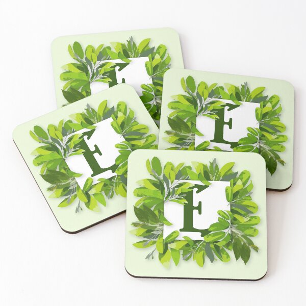 Item preview, Monogram E Foliage Frame | Wedding Letters | Floral Letter designed and sold by VinBasis.