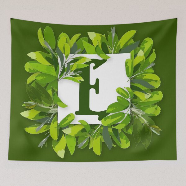 Item preview, Monogram E Foliage Frame | Wedding Letters | Floral Letter designed and sold by VinBasis.