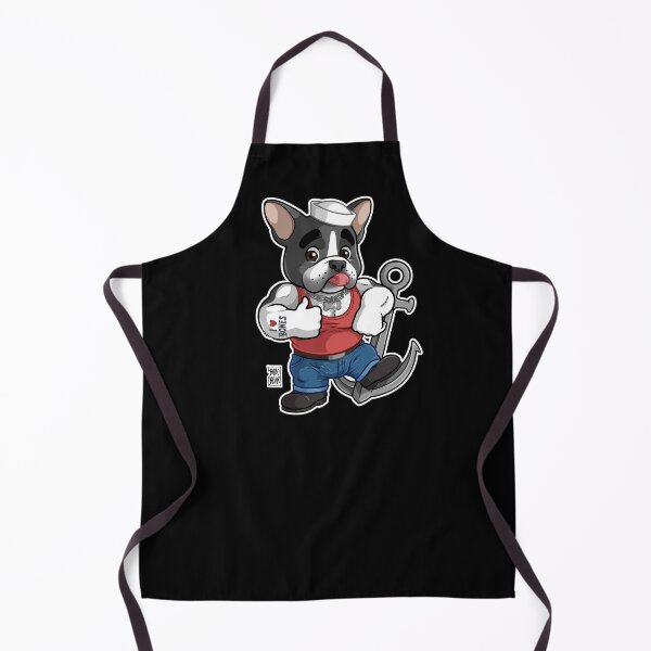 Item preview, FRISKY FRENCHIE (BLACK & WHITE) - BEARZOO SERIES designed and sold by bobobear.