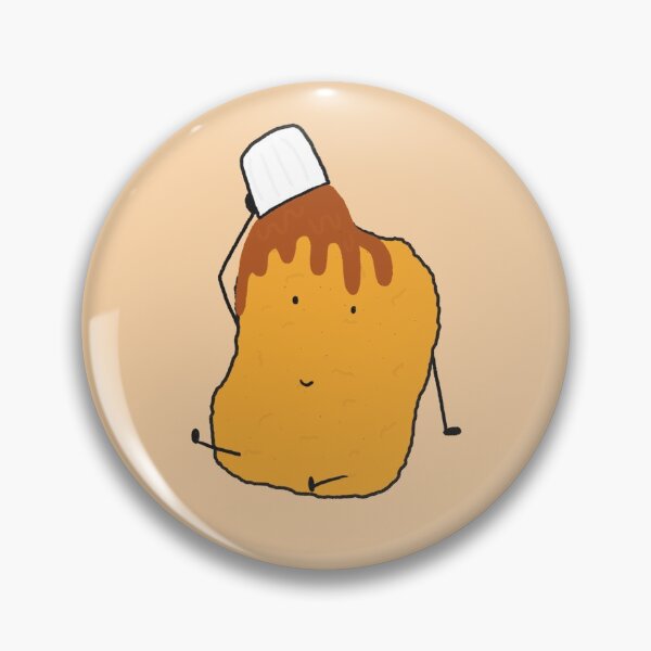Item preview, Kawaii Cute Chicken Nugget Food Anime Meme Funny Logo Art designed and sold by Marinaaa010.