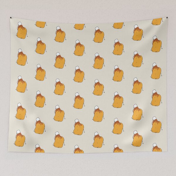 Item preview, Kawaii Cute Chicken Nugget Food Anime Meme Funny Logo Art designed and sold by Marinaaa010.