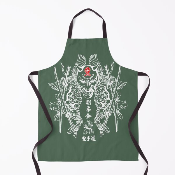 Item preview, Goju Kai Karate Samurai Devil Spirit - Martial Arts Design designed and sold by Zanshin-Art.