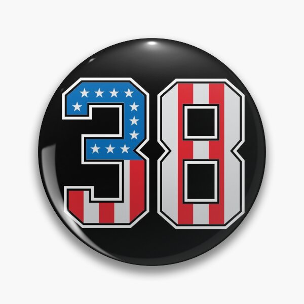 Item preview, 38 American Classy Numbers thirty-eight United States Flag designed and sold by Urosek.