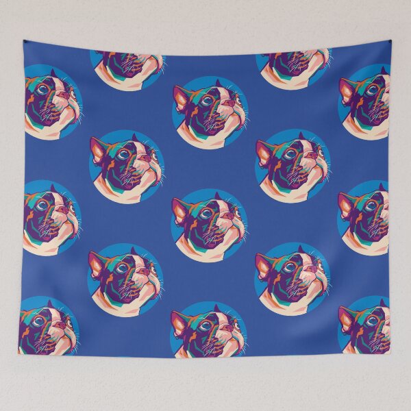 Item preview, Boston terrier dog WPAP designed and sold by IcalsaidArt.