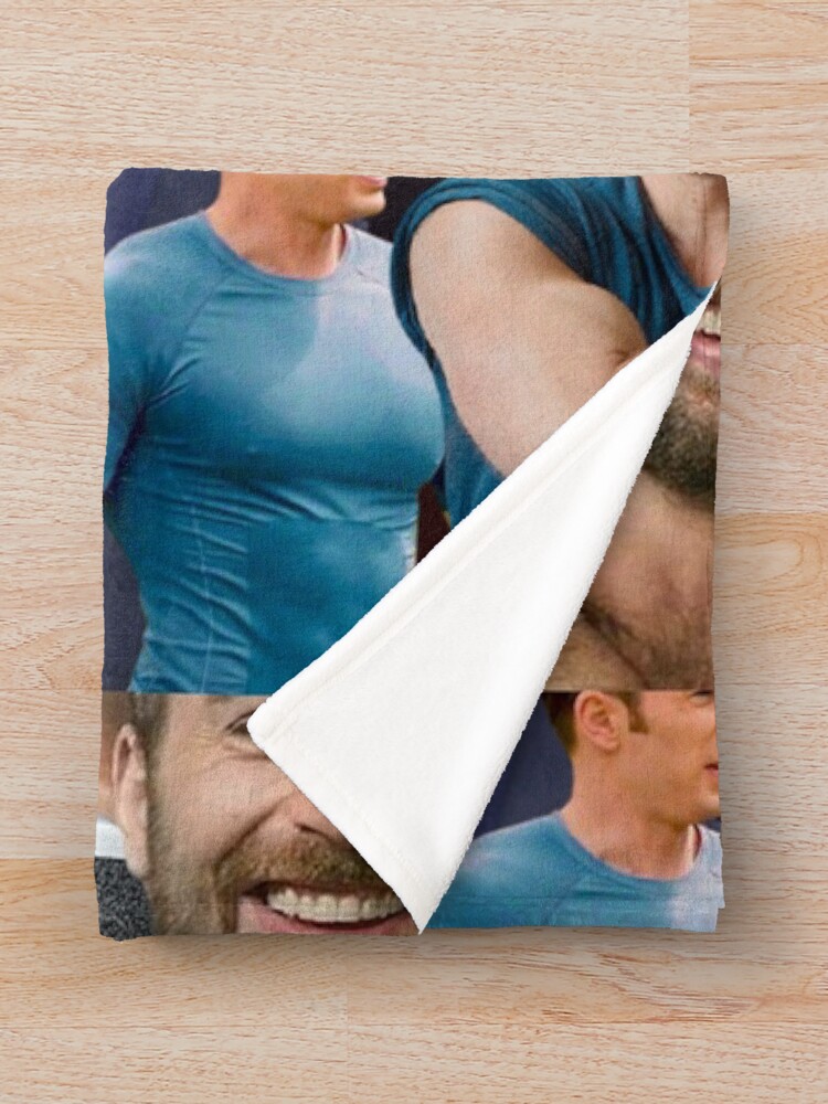 "chris evans photo collage " Throw Blanket for Sale by mahmoudrakha