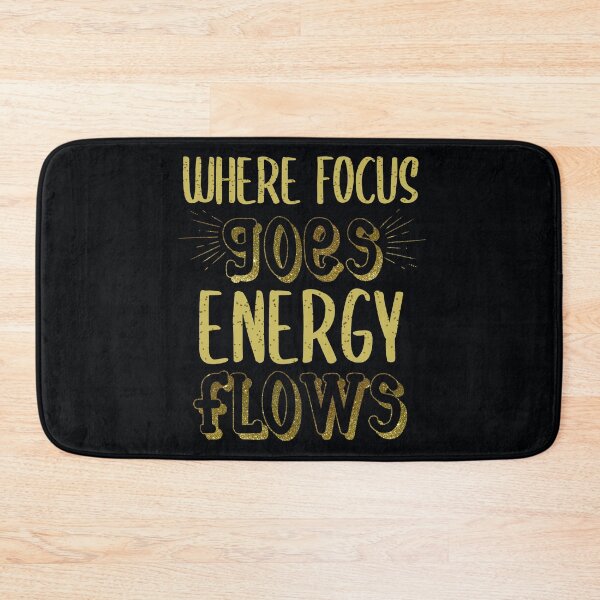 Item preview, Where Focus Goes, Energy Flows - Law of Attraction LOA designed and sold by madtoyman.