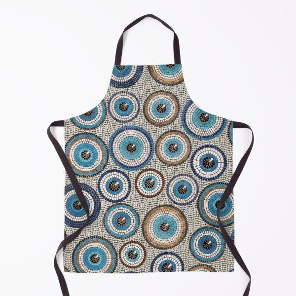 Item preview, Evil Eye Mosaic Tile Pattern designed and sold by k9printart.