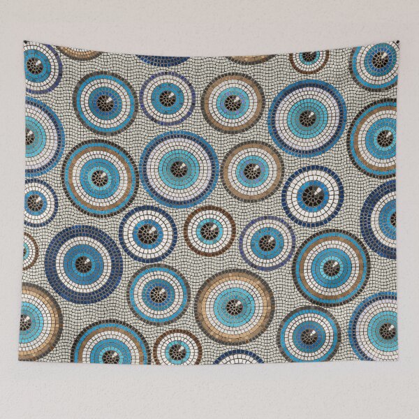 Artikelvorschau, Evil Eye Mosaic Tile Pattern entworfen und verkauft von k9printart.