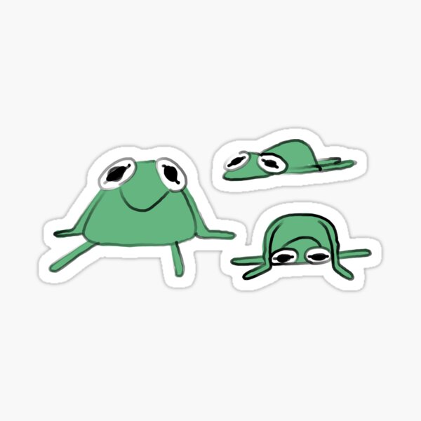 Flat Kerm Sticker