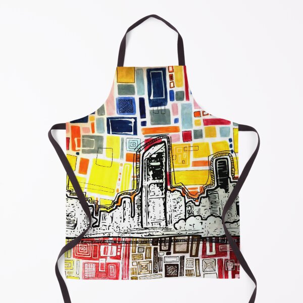 Item preview, Colourful Brisbane Cityscape designed and sold by Annalee Beer.