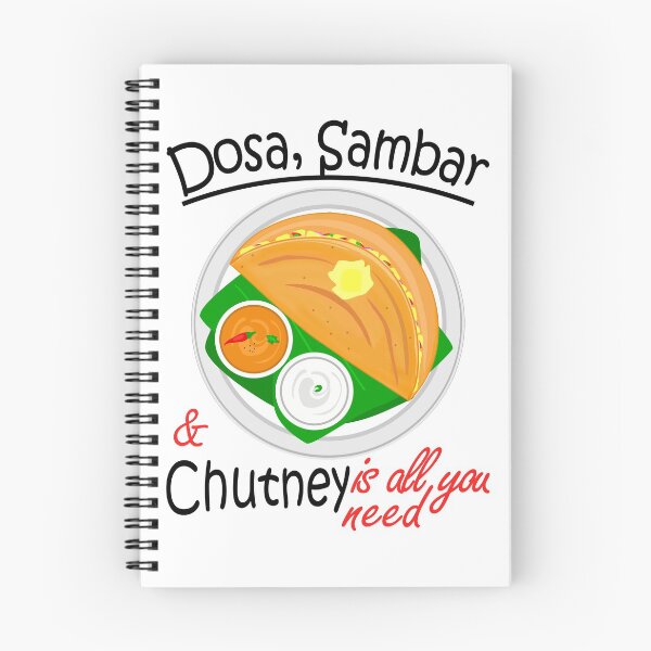 Item preview, Asia South Indian Vegan Dosa Sambar & Chutney  designed and sold by vineeth.
