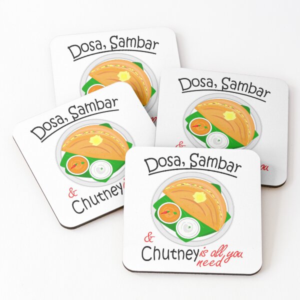 Item preview, Asia South Indian Vegan Dosa Sambar & Chutney  designed and sold by vineeth.