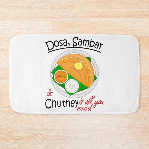 Item preview, Asia South Indian Vegan Dosa Sambar & Chutney  designed and sold by vineeth.