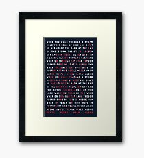 You'll Never Walk Alone Framed Print