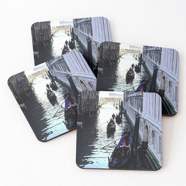 Item preview, Gondoliers serenading tourists near the Bridge of Sighs in the city of Venice, Italy designed and sold by rfoxphoto.
