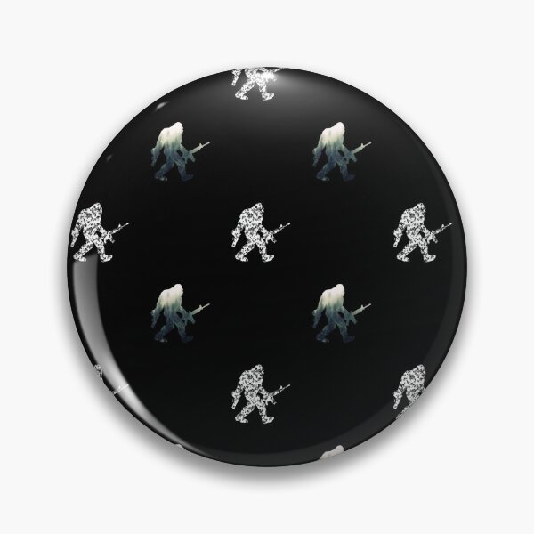Item preview, Bigfoot with Guns Pattern - Black designed and sold by Matt Ballinger.
