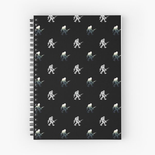 Item preview, Bigfoot with Guns Pattern - Black designed and sold by Matt Ballinger.