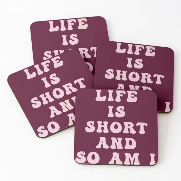 Item preview, life is short  designed and sold by LPDesignsUK.