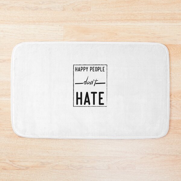Item preview, Happy People Don't Hate Funny Motivation Quotes designed and sold by Brother's Clothing.