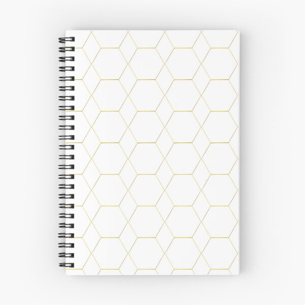 Item preview, Gold hexagon pattern designed and sold by Shir-designs.