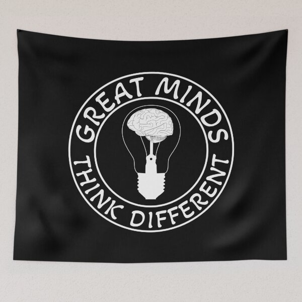 Item preview, Great Minds Think Different designed and sold by kickwear-com.