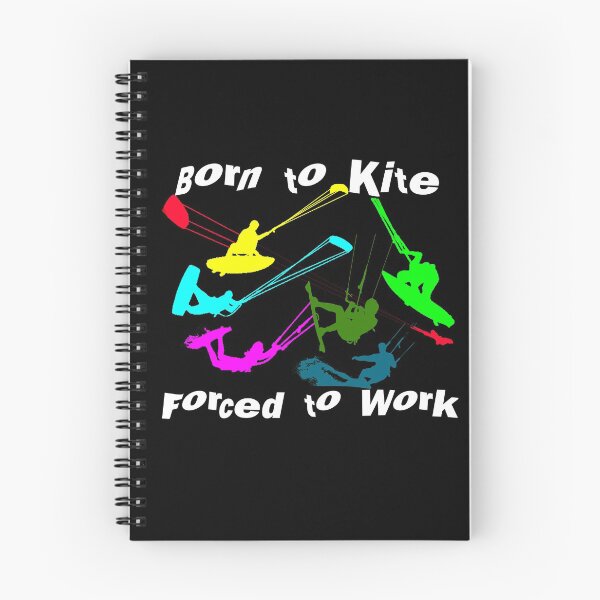 Item preview, Born to kite Forced to work designed and sold by Aurorapod.