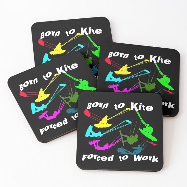 Item preview, Born to kite Forced to work designed and sold by Aurorapod.