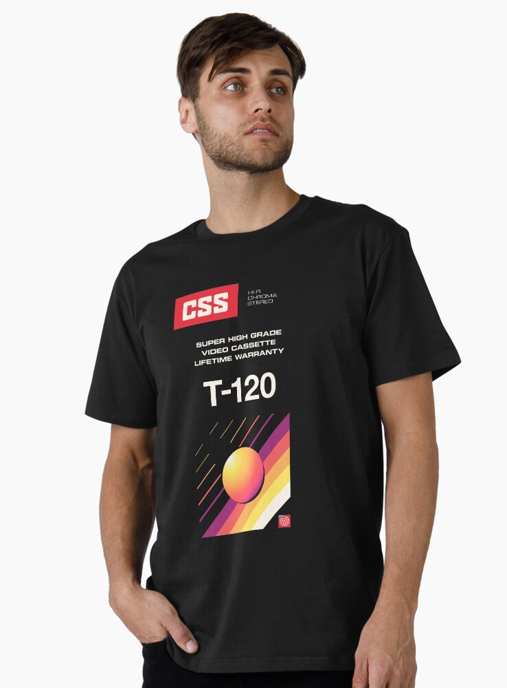 Thumbnail 1 of 4, Premium T-Shirt, Retro Blank VHS CSS designed and sold by ckirknielsen.
